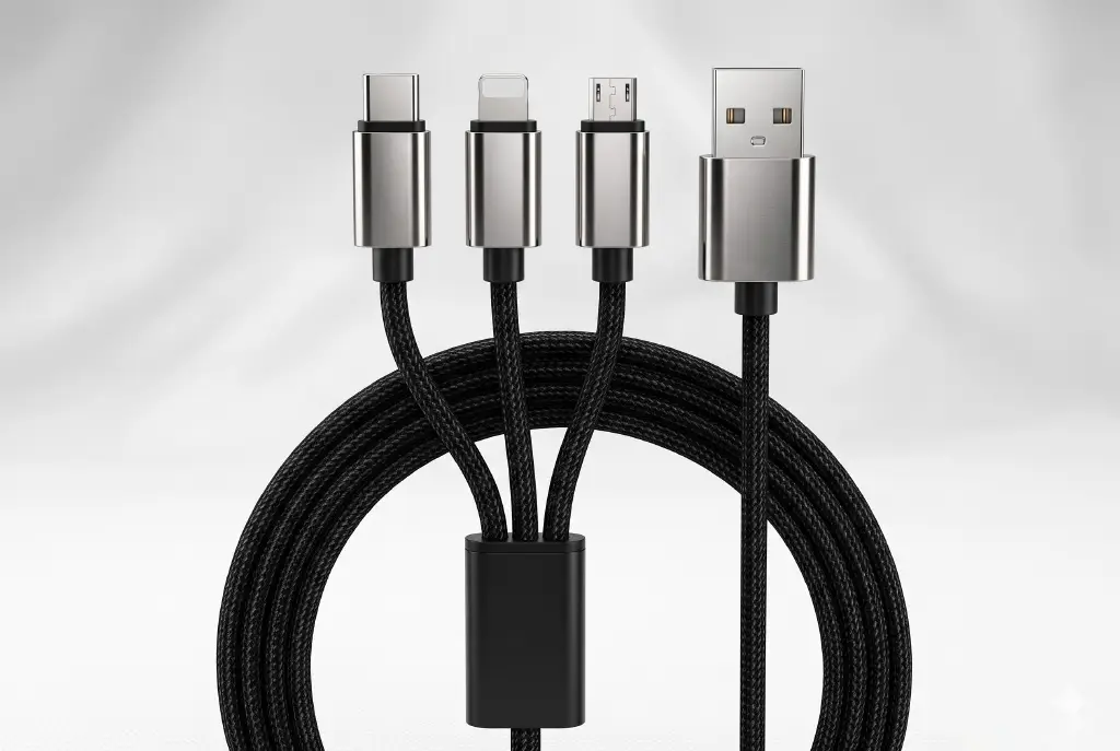 Cabos 3 em 1 com Multi Pontas
