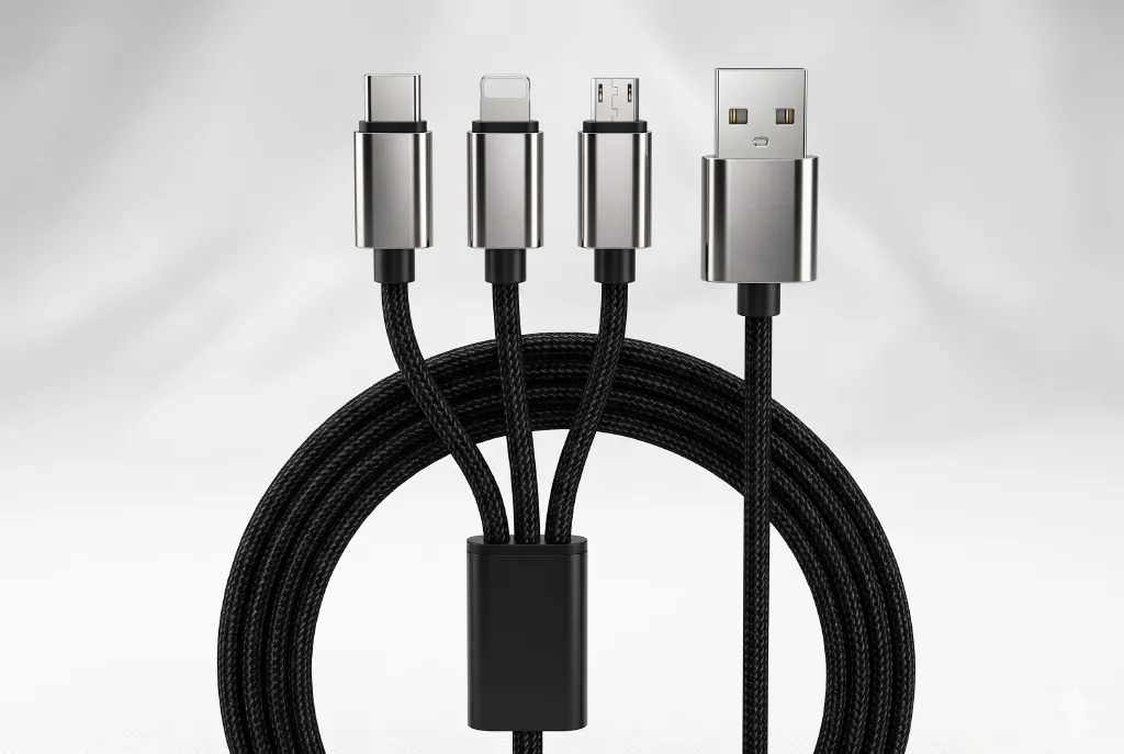 Cabos 3 em 1 com Multi Pontas