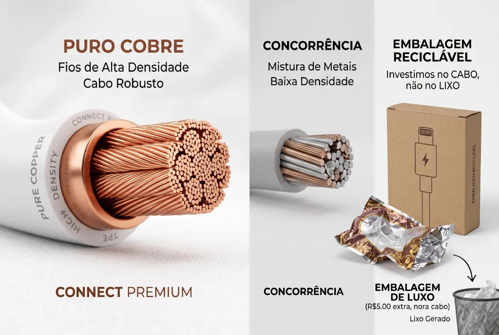 O que Define o Preço de um Cabo?